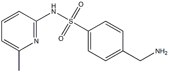 4-(aminomethyl)-N-(6-methylpyridin-2-yl)benzene-1-sulfonamide 구조식 이미지