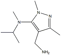4-(aminomethyl)-N,1,3-trimethyl-N-(propan-2-yl)-1H-pyrazol-5-amine 구조식 이미지