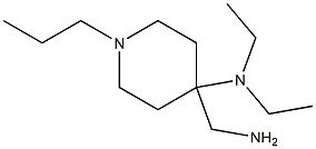 4-(aminomethyl)-N,N-diethyl-1-propylpiperidin-4-amine 구조식 이미지