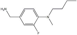 4-(aminomethyl)-N-butyl-2-fluoro-N-methylaniline Structure