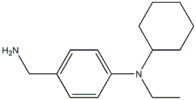 4-(aminomethyl)-N-cyclohexyl-N-ethylaniline 구조식 이미지