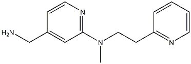 4-(aminomethyl)-N-methyl-N-[2-(pyridin-2-yl)ethyl]pyridin-2-amine Structure