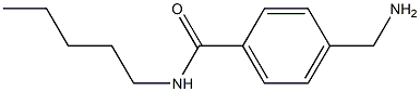 4-(aminomethyl)-N-pentylbenzamide 구조식 이미지