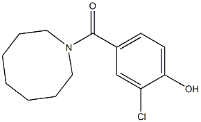 4-(azocan-1-ylcarbonyl)-2-chlorophenol 구조식 이미지