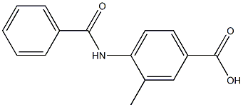 4-(benzoylamino)-3-methylbenzoic acid Structure