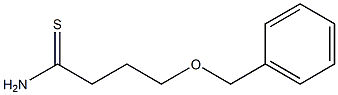 4-(benzyloxy)butanethioamide 구조식 이미지