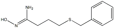 4-(benzylsulfanyl)-N'-hydroxybutanimidamide 구조식 이미지