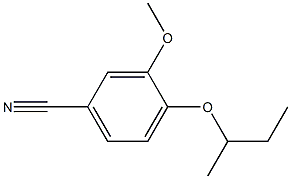 4-(butan-2-yloxy)-3-methoxybenzonitrile 구조식 이미지