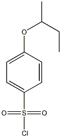 4-(butan-2-yloxy)benzene-1-sulfonyl chloride Structure