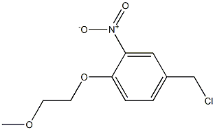 4-(chloromethyl)-1-(2-methoxyethoxy)-2-nitrobenzene Structure