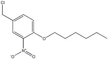 4-(chloromethyl)-1-(hexyloxy)-2-nitrobenzene Structure