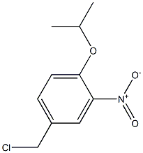 4-(chloromethyl)-2-nitro-1-(propan-2-yloxy)benzene Structure