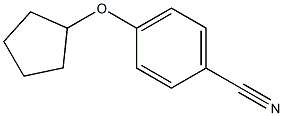 4-(cyclopentyloxy)benzonitrile Structure