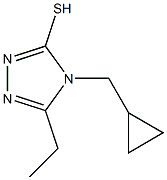 4-(cyclopropylmethyl)-5-ethyl-4H-1,2,4-triazole-3-thiol Structure