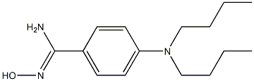 4-(dibutylamino)-N'-hydroxybenzene-1-carboximidamide Structure