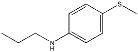 4-(methylsulfanyl)-N-propylaniline 구조식 이미지