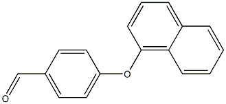 4-(naphthalen-1-yloxy)benzaldehyde 구조식 이미지