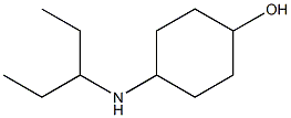 4-(pentan-3-ylamino)cyclohexan-1-ol 구조식 이미지