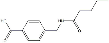 4-(pentanamidomethyl)benzoic acid Structure