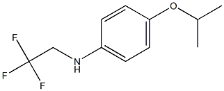 4-(propan-2-yloxy)-N-(2,2,2-trifluoroethyl)aniline 구조식 이미지