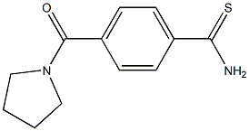 4-(pyrrolidin-1-ylcarbonyl)benzenecarbothioamide 구조식 이미지