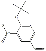4-(tert-butoxy)-3-nitrobenzaldehyde 구조식 이미지