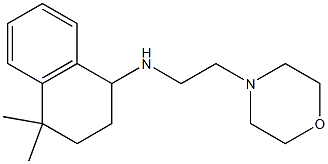 4,4-dimethyl-N-[2-(morpholin-4-yl)ethyl]-1,2,3,4-tetrahydronaphthalen-1-amine Structure