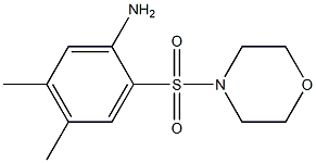 4,5-dimethyl-2-(morpholine-4-sulfonyl)aniline Structure