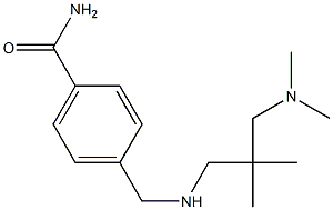 4-[({2-[(dimethylamino)methyl]-2-methylpropyl}amino)methyl]benzamide Structure