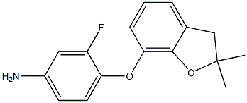 4-[(2,2-dimethyl-2,3-dihydro-1-benzofuran-7-yl)oxy]-3-fluoroaniline Structure