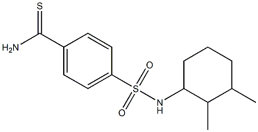 4-[(2,3-dimethylcyclohexyl)sulfamoyl]benzene-1-carbothioamide Structure