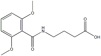 4-[(2,6-dimethoxyphenyl)formamido]butanoic acid Structure