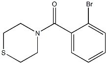 4-[(2-bromophenyl)carbonyl]thiomorpholine 구조식 이미지