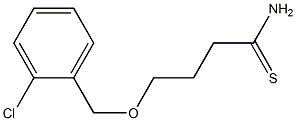 4-[(2-chlorobenzyl)oxy]butanethioamide Structure