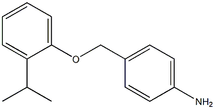 4-[(2-isopropylphenoxy)methyl]aniline 구조식 이미지