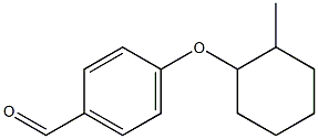 4-[(2-methylcyclohexyl)oxy]benzaldehyde 구조식 이미지