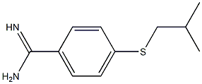 4-[(2-methylpropyl)sulfanyl]benzene-1-carboximidamide Structure