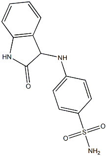 4-[(2-oxo-2,3-dihydro-1H-indol-3-yl)amino]benzene-1-sulfonamide Structure