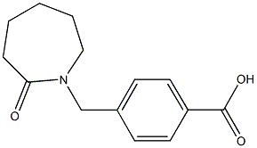 4-[(2-oxoazepan-1-yl)methyl]benzoic acid Structure