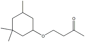 4-[(3,3,5-trimethylcyclohexyl)oxy]butan-2-one Structure