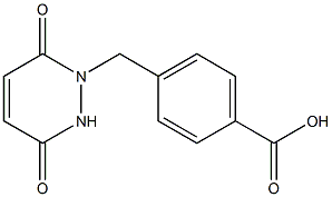 4-[(3,6-dioxo-3,6-dihydropyridazin-1(2H)-yl)methyl]benzoic acid Structure