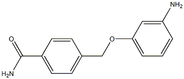 4-[(3-aminophenoxy)methyl]benzamide 구조식 이미지