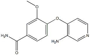 4-[(3-aminopyridin-4-yl)oxy]-3-methoxybenzamide Structure