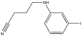 4-[(3-iodophenyl)amino]butanenitrile 구조식 이미지