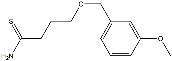 4-[(3-methoxybenzyl)oxy]butanethioamide Structure