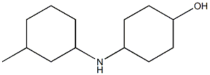 4-[(3-methylcyclohexyl)amino]cyclohexan-1-ol 구조식 이미지