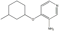 4-[(3-methylcyclohexyl)oxy]pyridin-3-amine Structure