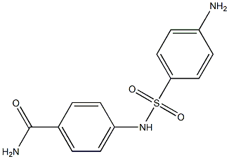 4-[(4-aminobenzene)sulfonamido]benzamide 구조식 이미지
