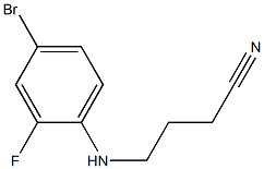 4-[(4-bromo-2-fluorophenyl)amino]butanenitrile 구조식 이미지