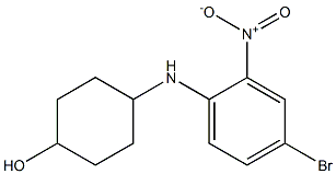 4-[(4-bromo-2-nitrophenyl)amino]cyclohexan-1-ol Structure
